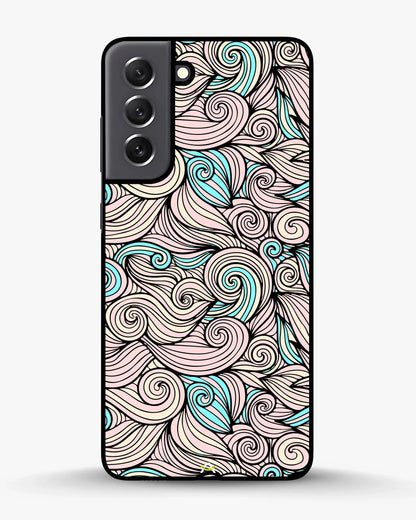 Swirl Pattern Phone Case - Dreamy Pink & Blue Print for iPhone, Samsung, Pixel, OnePlus & Vivo