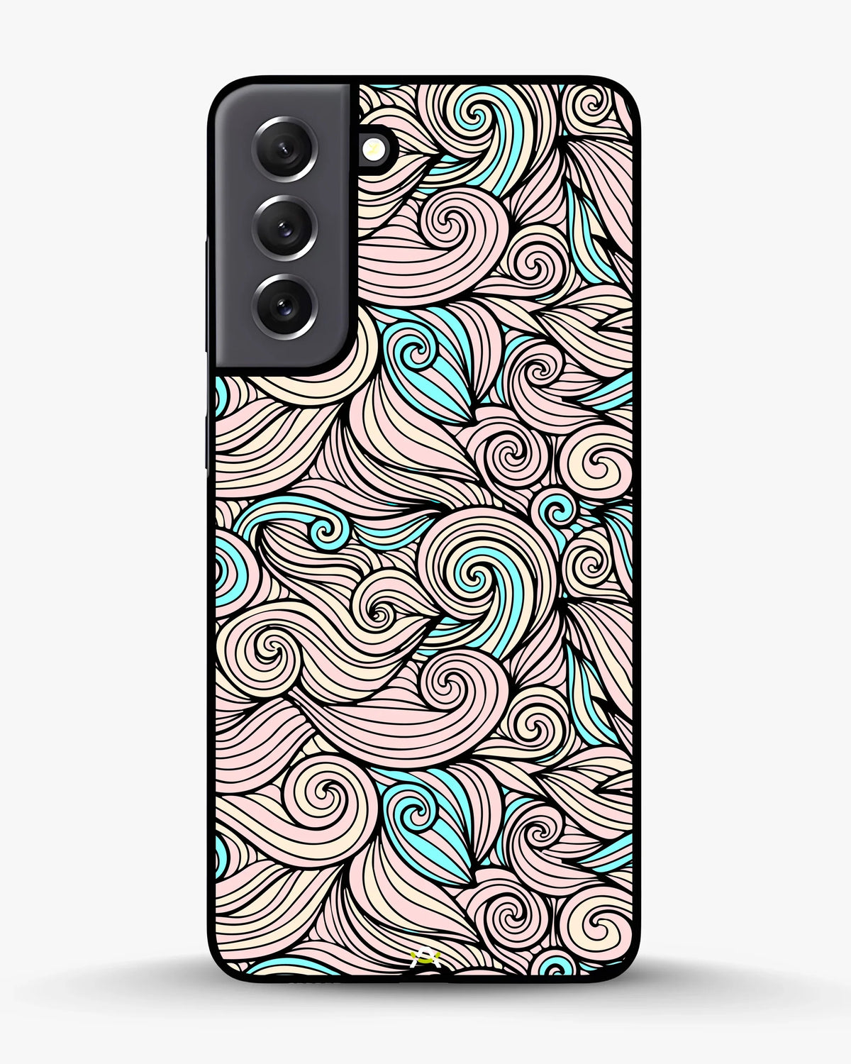 Swirl Pattern Phone Case - Dreamy Pink & Blue Print for iPhone, Samsung, Pixel, OnePlus & Vivo