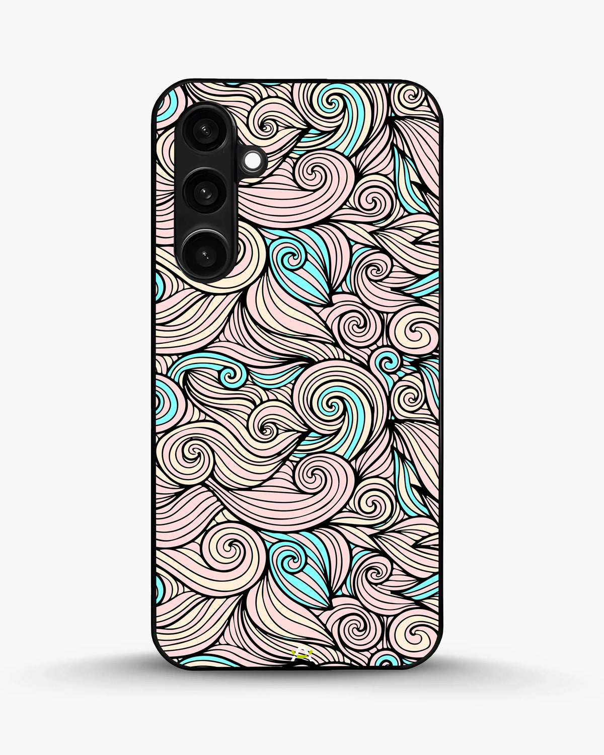 Swirl Pattern Phone Case - Dreamy Pink & Blue Print for iPhone, Samsung, Pixel, OnePlus & Vivo