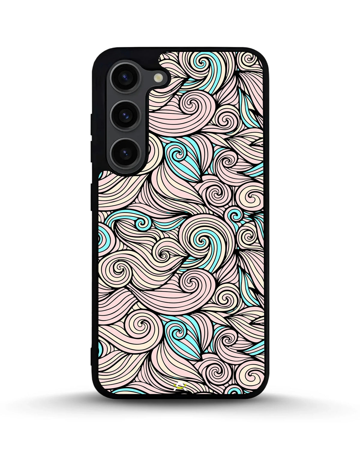 Swirl Pattern Phone Case - Dreamy Pink & Blue Print for iPhone, Samsung, Pixel, OnePlus & Vivo