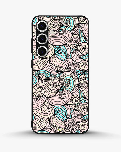 Swirl Pattern Phone Case - Dreamy Pink & Blue Print for iPhone, Samsung, Pixel, OnePlus & Vivo