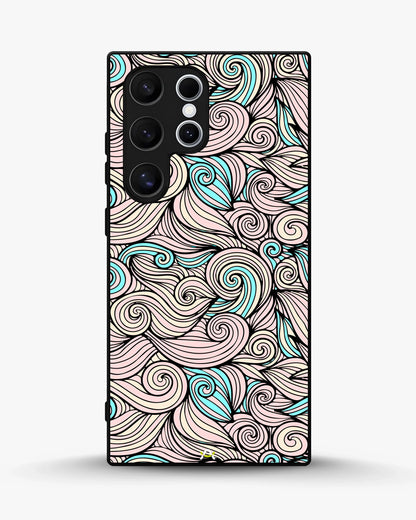 Swirl Pattern Phone Case - Dreamy Pink & Blue Print for iPhone, Samsung, Pixel, OnePlus & Vivo