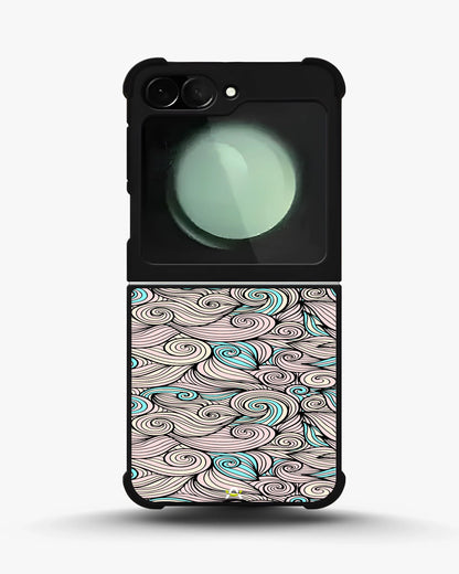 Swirl Pattern Phone Case - Dreamy Pink & Blue Print for iPhone, Samsung, Pixel, OnePlus & Vivo