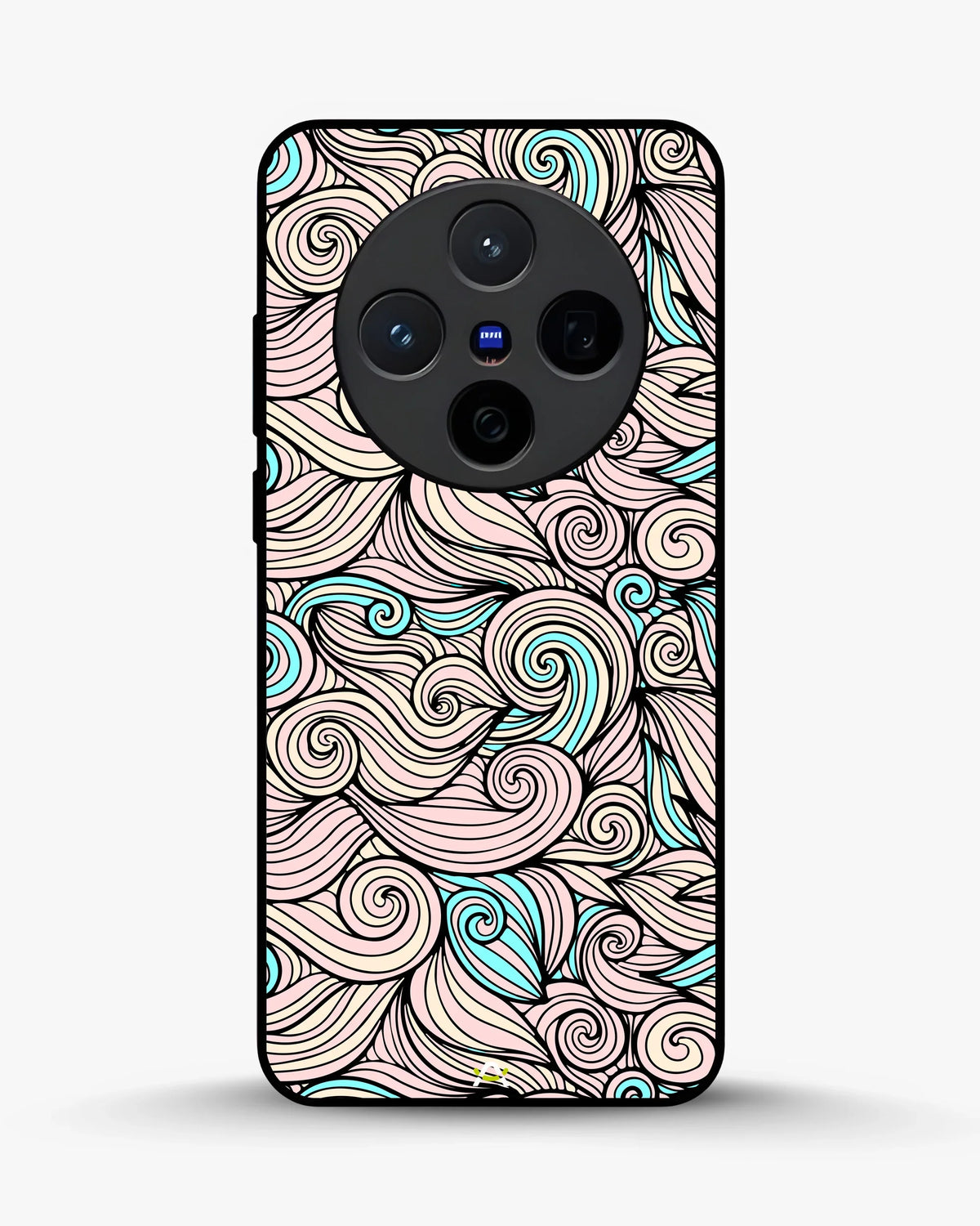 Swirl Pattern Phone Case - Dreamy Pink & Blue Print for iPhone, Samsung, Pixel, OnePlus & Vivo