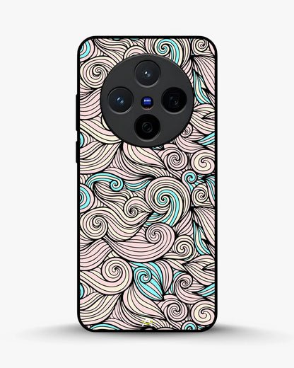 Swirl Pattern Phone Case - Dreamy Pink & Blue Print for iPhone, Samsung, Pixel, OnePlus & Vivo