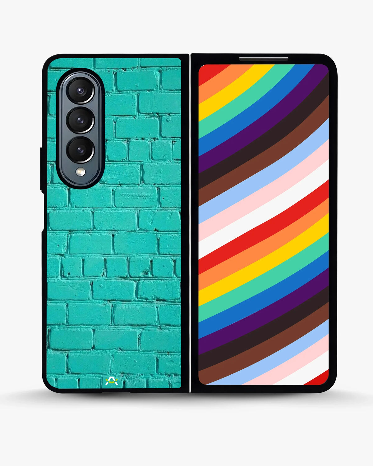 Teal Brick Wall Phone Case - Turquoise Painted Masonry Print for iPhone, Samsung, Pixel, OnePlus & Vivo