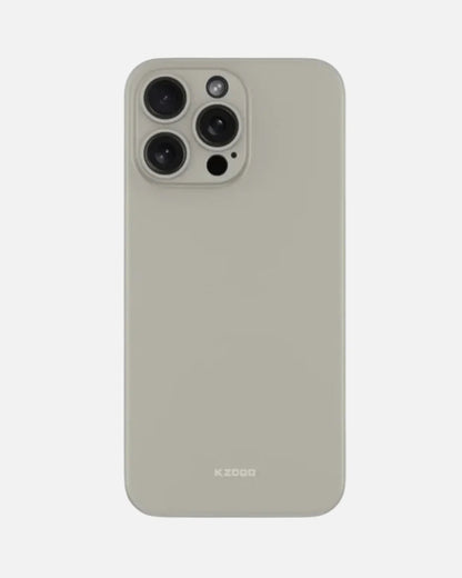 Ultra-Thin Air Skin iPhone Cover – Slim & Sleek Design for iPhone 15 Pro & 15 Pro Max | Titanium Gray