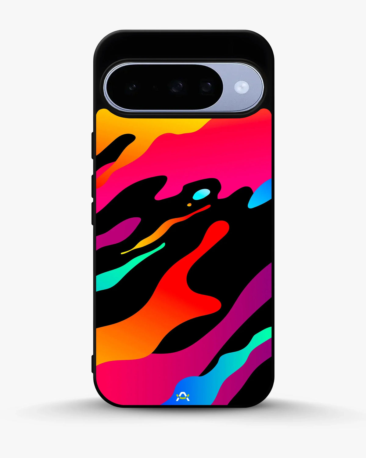 Vibrant Fluid Abstract Phone Case - Bold Multicolor Print for iPhone, Samsung, Pixel, OnePlus & Vivo
