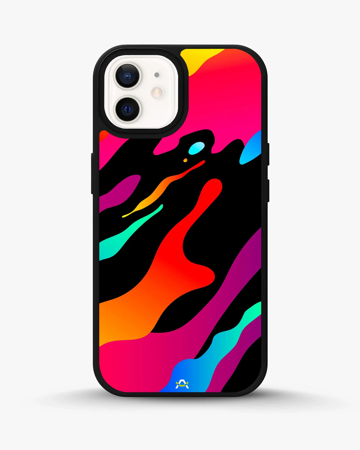Vibrant Fluid Abstract Phone Case - Bold Multicolor Print for iPhone, Samsung, Pixel, OnePlus & Vivo