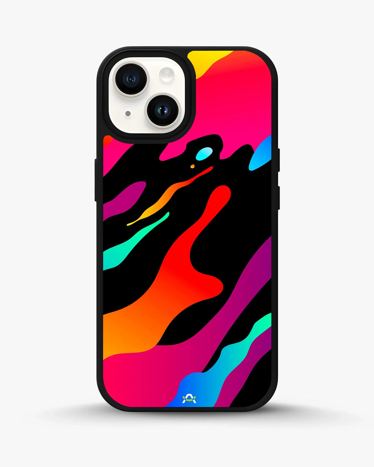 Vibrant Fluid Abstract Phone Case - Bold Multicolor Print for iPhone, Samsung, Pixel, OnePlus & Vivo