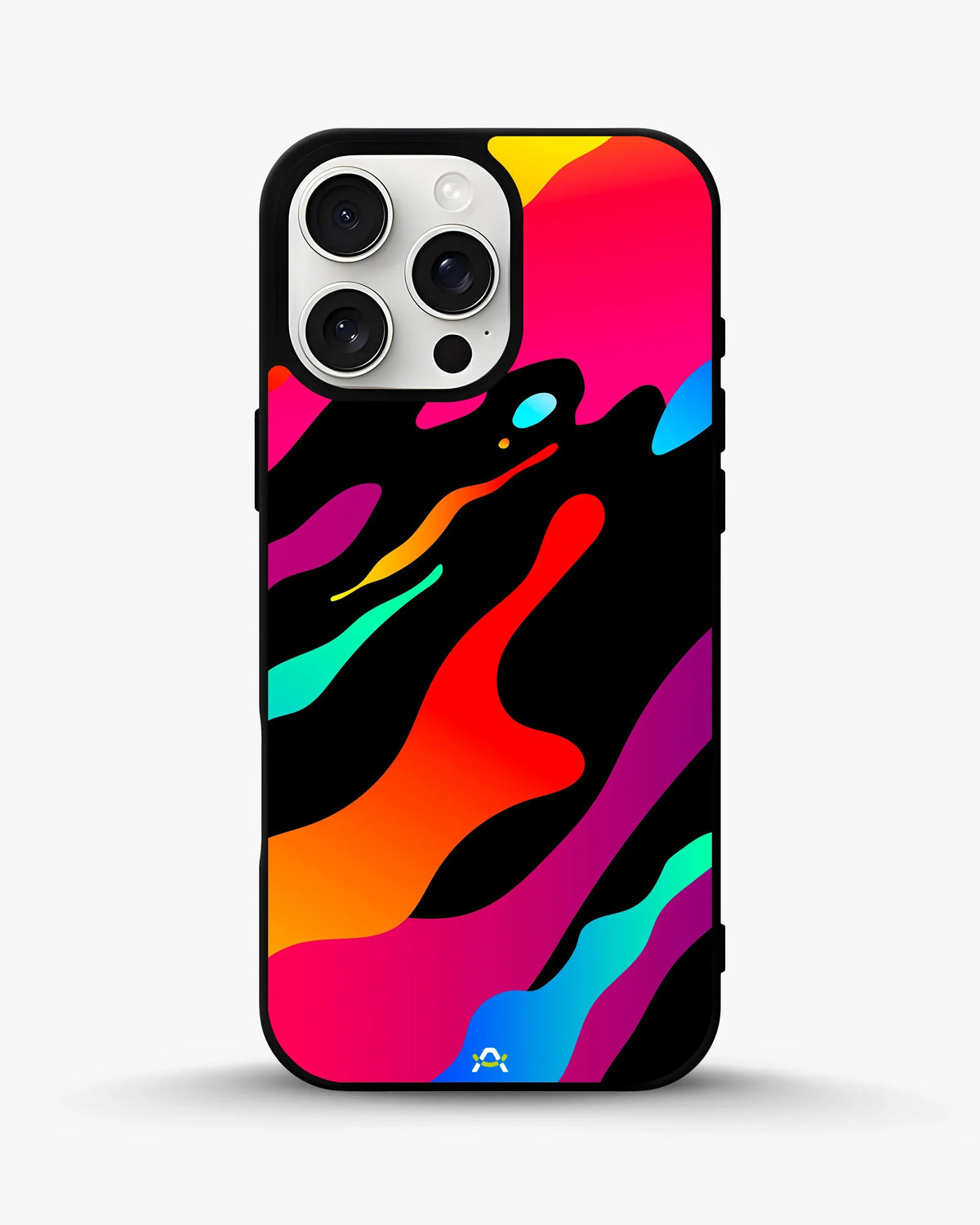 Vibrant Fluid Abstract Phone Case - Bold Multicolor Print for iPhone, Samsung, Pixel, OnePlus & Vivo