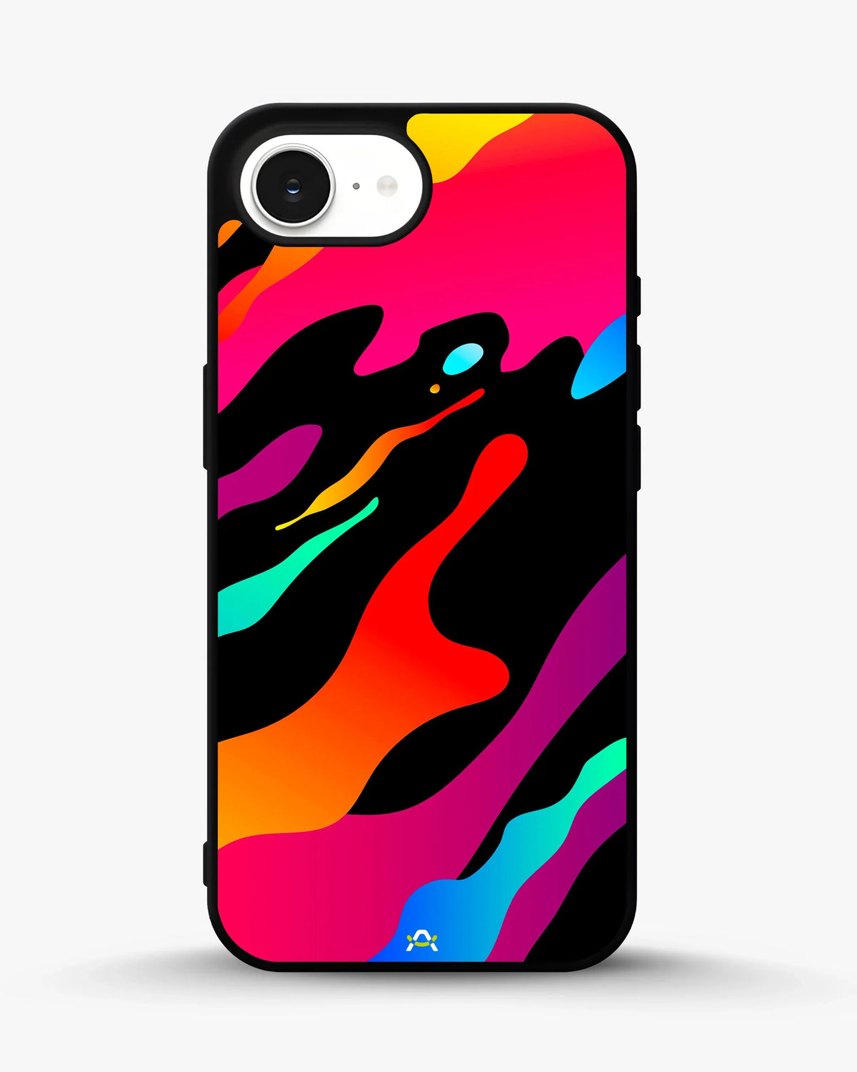 Vibrant Fluid Abstract Phone Case - Bold Multicolor Print for iPhone, Samsung, Pixel, OnePlus & Vivo