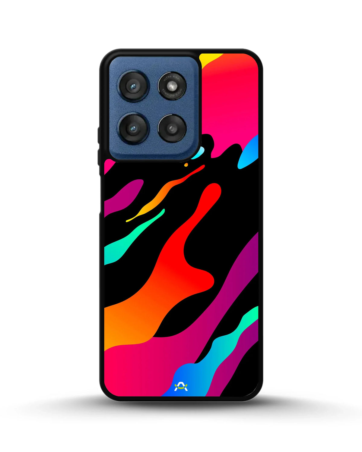 Vibrant Fluid Abstract Phone Case - Bold Multicolor Print for iPhone, Samsung, Pixel, OnePlus & Vivo
