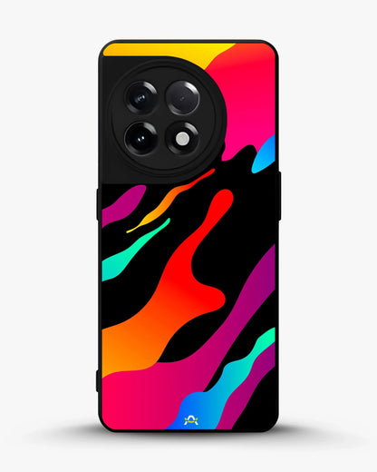 Vibrant Fluid Abstract Phone Case - Bold Multicolor Print for iPhone, Samsung, Pixel, OnePlus & Vivo