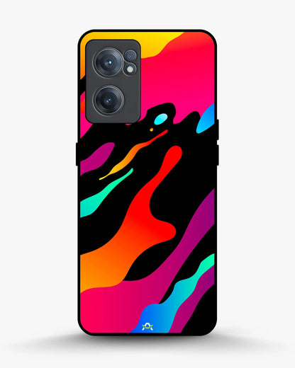 Vibrant Fluid Abstract Phone Case - Bold Multicolor Print for iPhone, Samsung, Pixel, OnePlus & Vivo