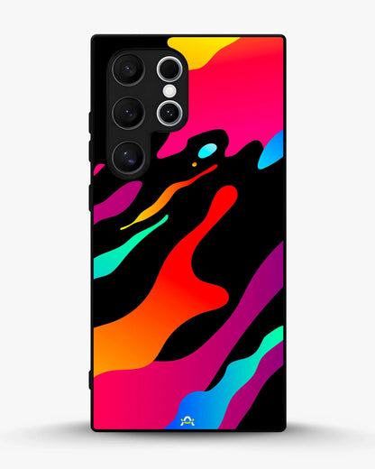 Vibrant Fluid Abstract Phone Case - Bold Multicolor Print for iPhone, Samsung, Pixel, OnePlus & Vivo
