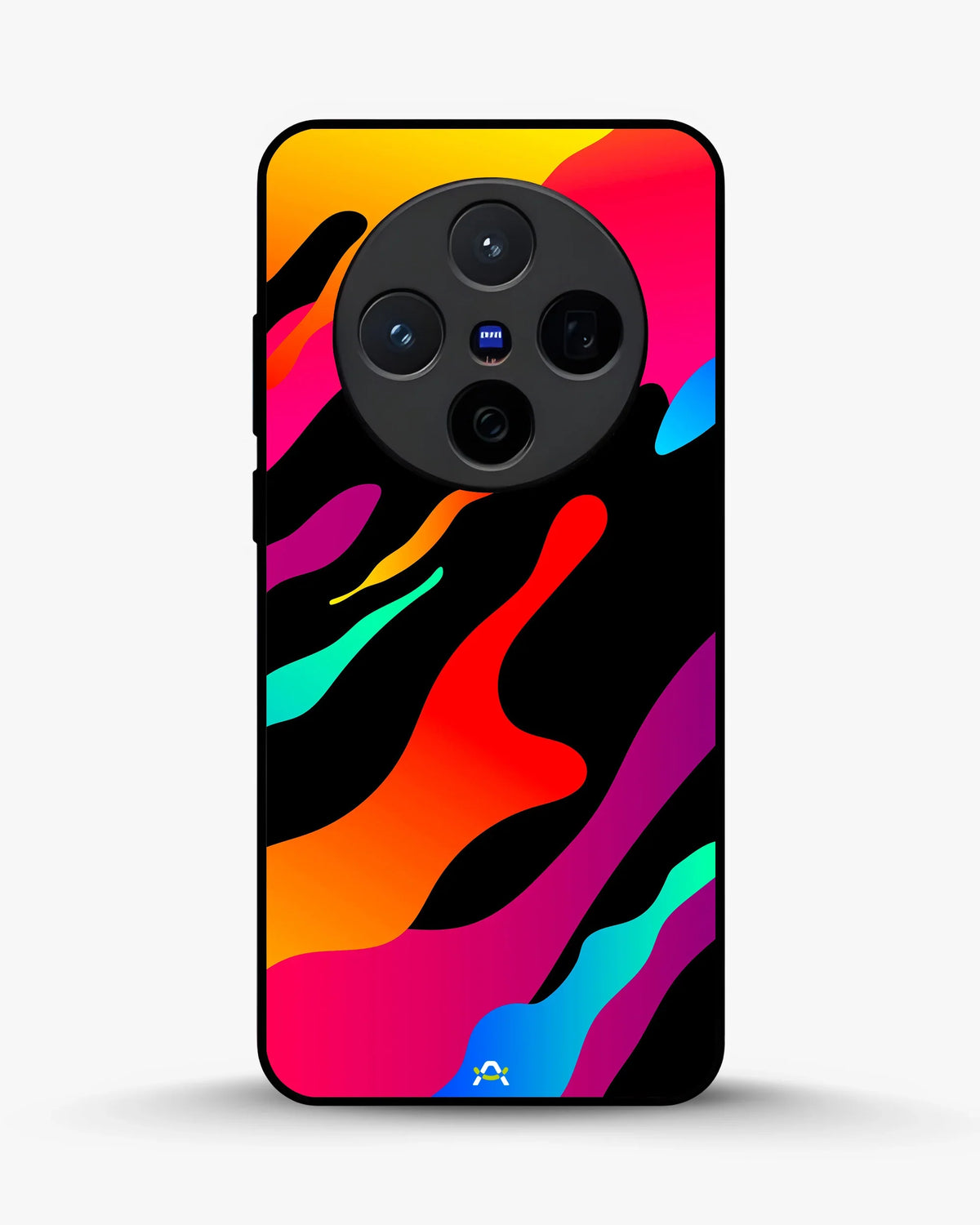 Vibrant Fluid Abstract Phone Case - Bold Multicolor Print for iPhone, Samsung, Pixel, OnePlus & Vivo
