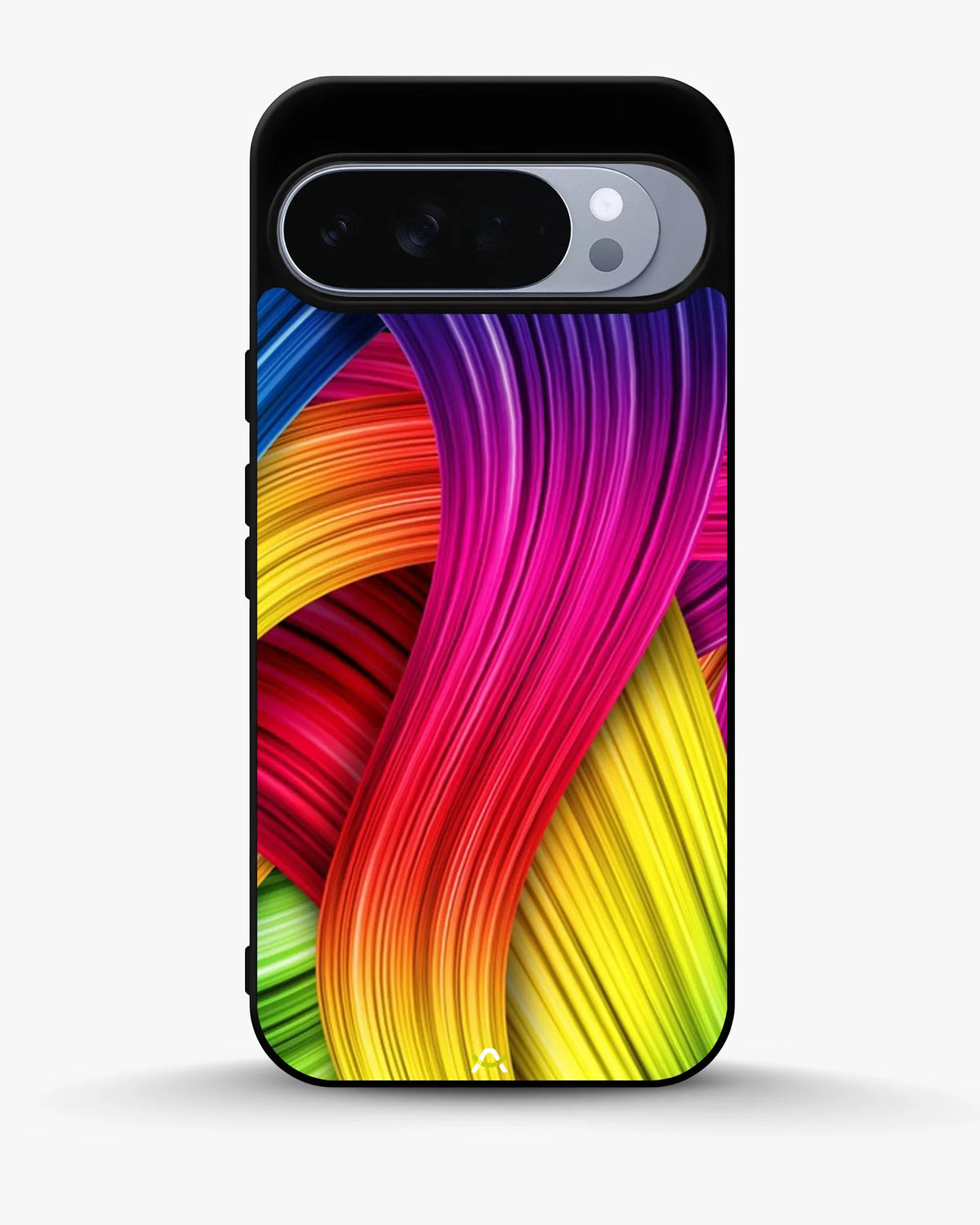 Vibrant Silk Waves Phone Case - Flowing Rainbow Strands Print for iPhone, Samsung, Pixel, OnePlus & Vivo