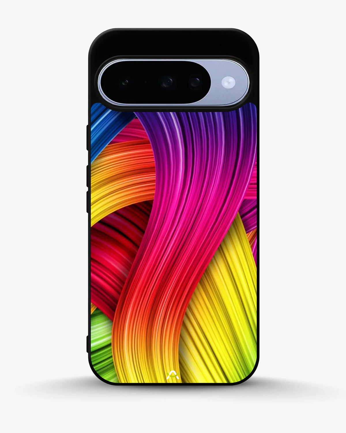 Vibrant Silk Waves Phone Case - Flowing Rainbow Strands Print for iPhone, Samsung, Pixel, OnePlus & Vivo