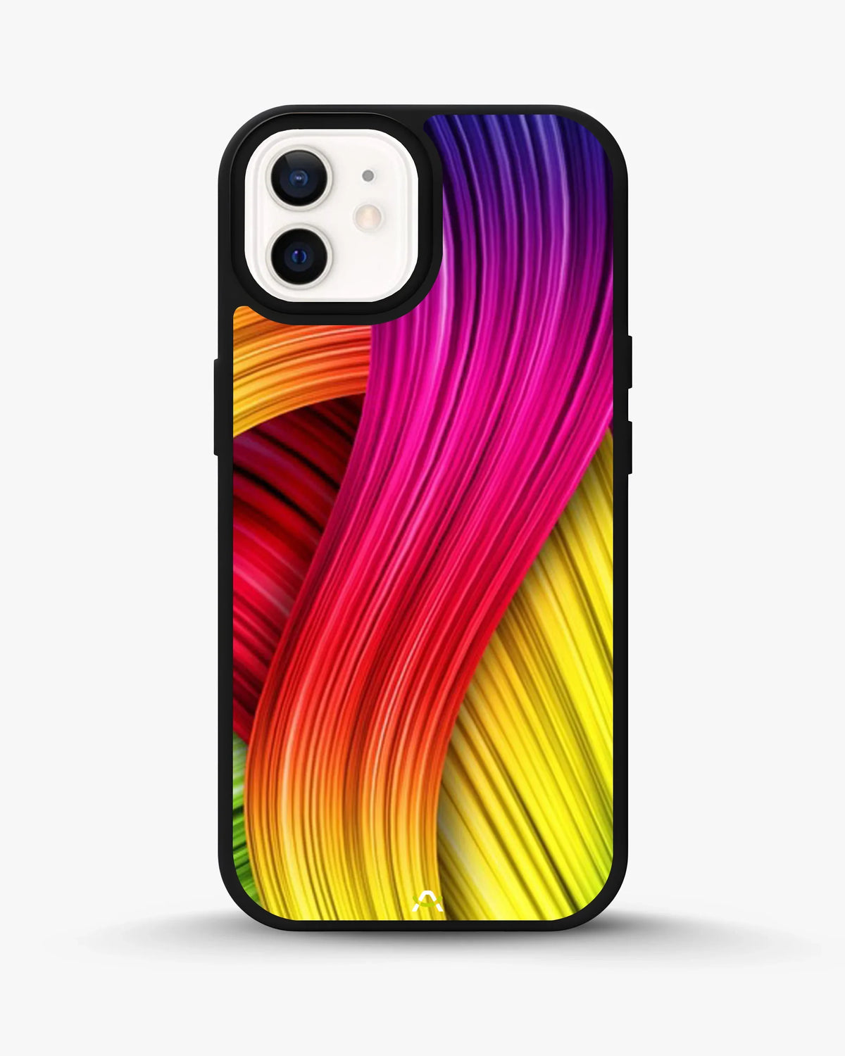 Vibrant Silk Waves Phone Case - Flowing Rainbow Strands Print for iPhone, Samsung, Pixel, OnePlus & Vivo