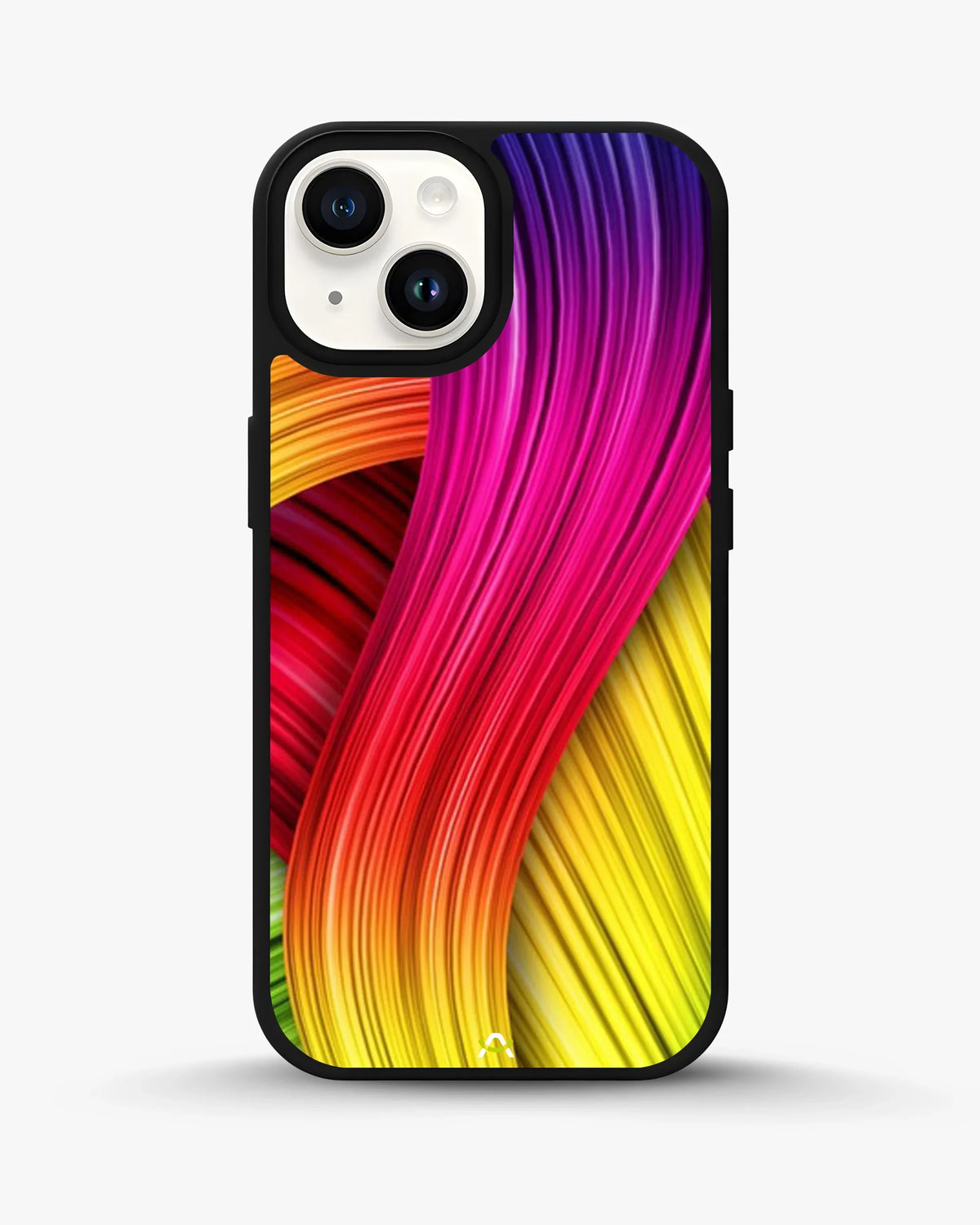 Vibrant Silk Waves Phone Case - Flowing Rainbow Strands Print for iPhone, Samsung, Pixel, OnePlus & Vivo