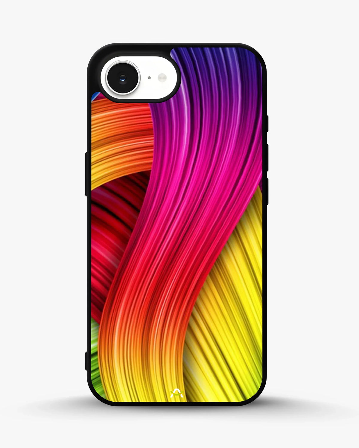Vibrant Silk Waves Phone Case - Flowing Rainbow Strands Print for iPhone, Samsung, Pixel, OnePlus & Vivo