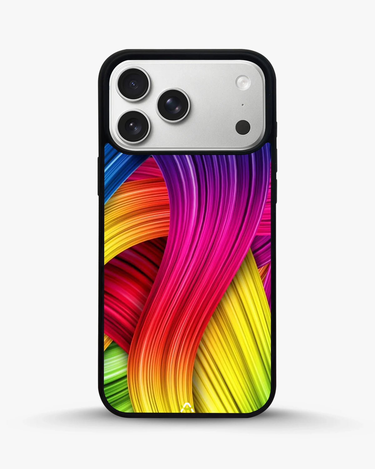 Vibrant Silk Waves Phone Case - Flowing Rainbow Strands Print for iPhone, Samsung, Pixel, OnePlus & Vivo