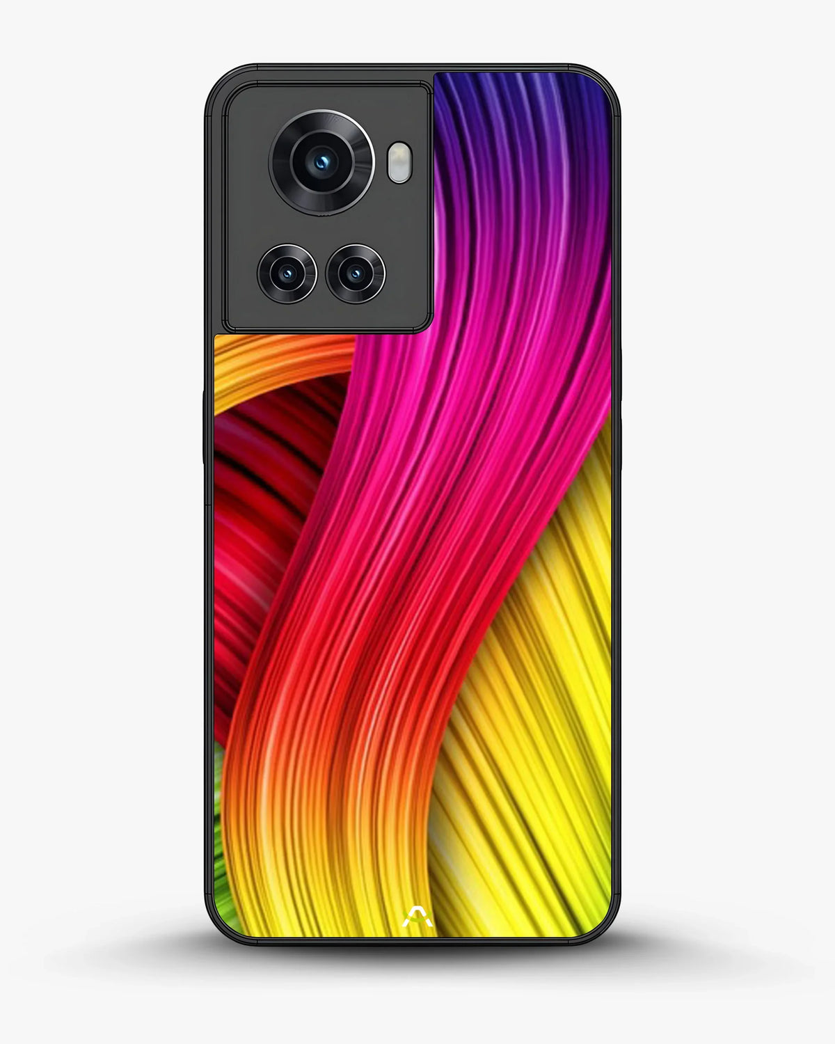 Vibrant Silk Waves Phone Case - Flowing Rainbow Strands Print for iPhone, Samsung, Pixel, OnePlus & Vivo