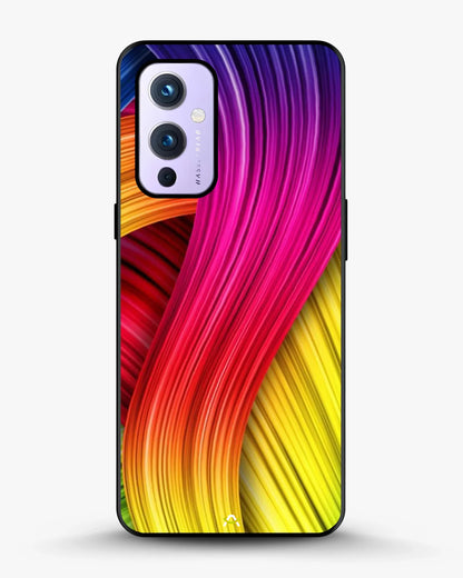 Vibrant Silk Waves Phone Case - Flowing Rainbow Strands Print for iPhone, Samsung, Pixel, OnePlus & Vivo