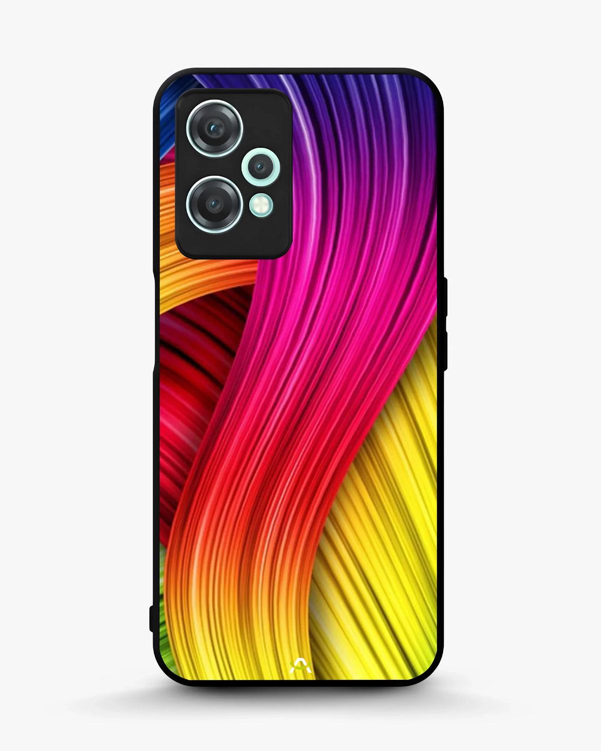 Vibrant Silk Waves Phone Case - Flowing Rainbow Strands Print for iPhone, Samsung, Pixel, OnePlus & Vivo