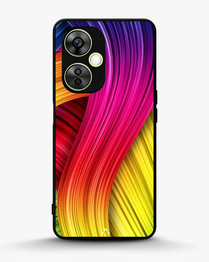 Vibrant Silk Waves Phone Case - Flowing Rainbow Strands Print for iPhone, Samsung, Pixel, OnePlus & Vivo
