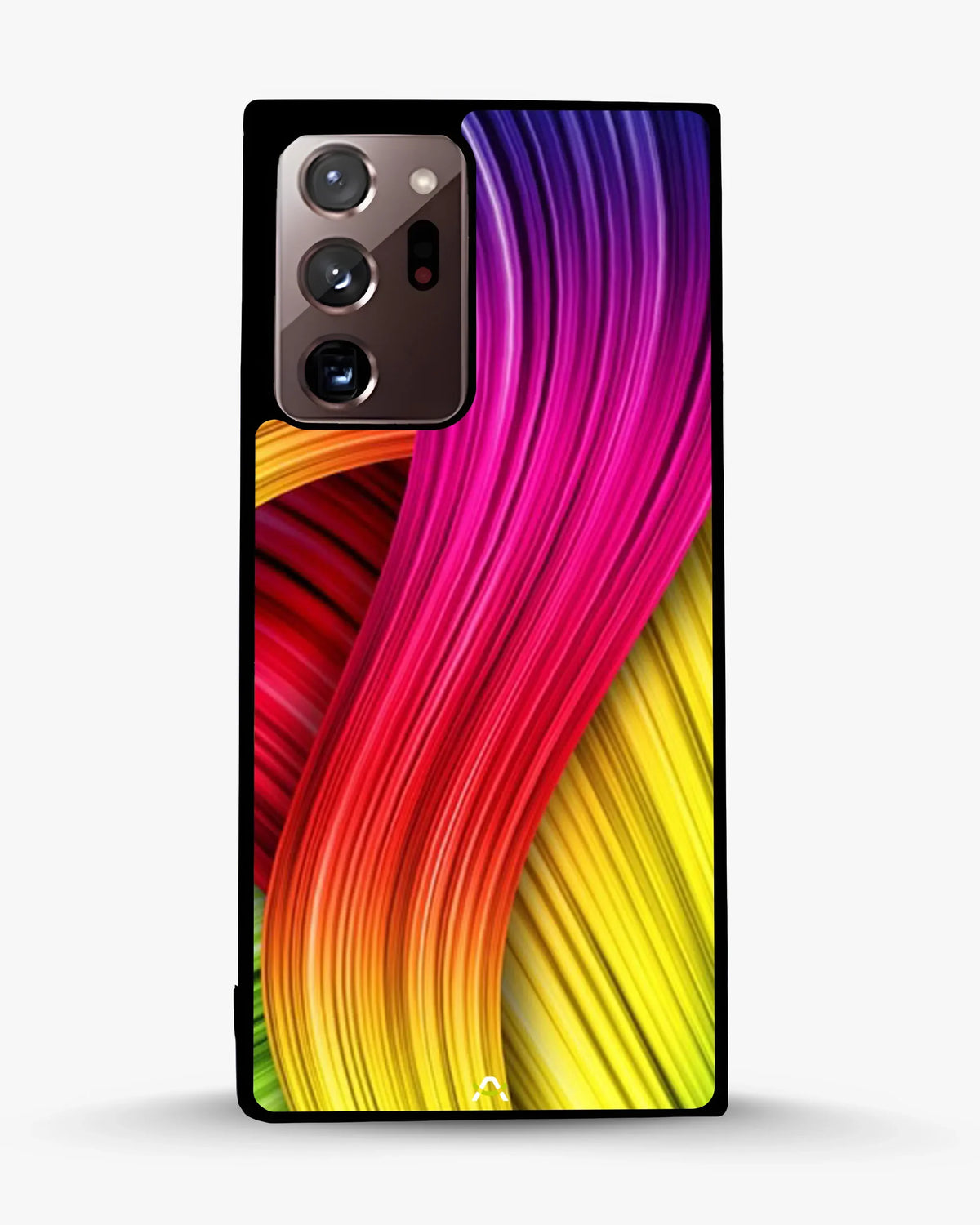 Vibrant Silk Waves Phone Case - Flowing Rainbow Strands Print for iPhone, Samsung, Pixel, OnePlus & Vivo