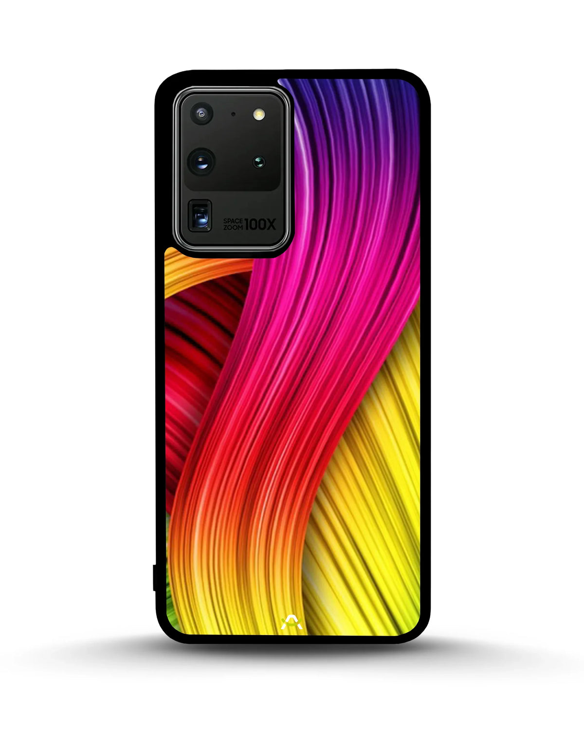 Vibrant Silk Waves Phone Case - Flowing Rainbow Strands Print for iPhone, Samsung, Pixel, OnePlus & Vivo