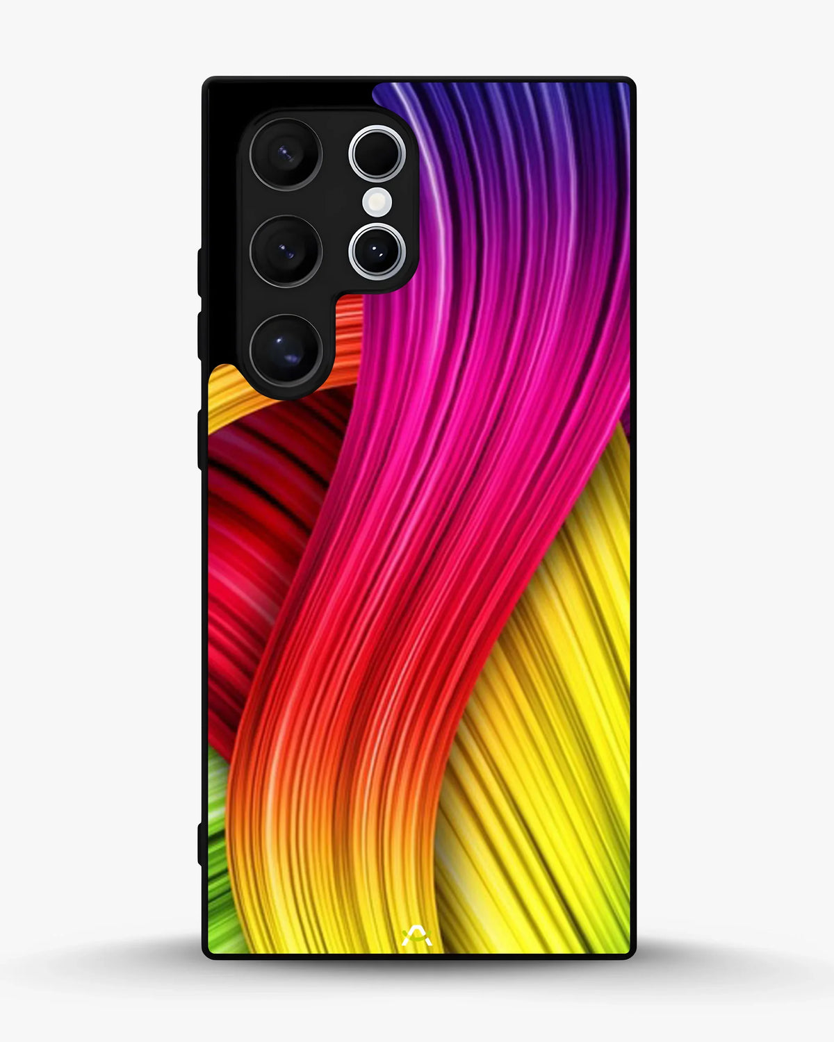 Vibrant Silk Waves Phone Case - Flowing Rainbow Strands Print for iPhone, Samsung, Pixel, OnePlus & Vivo
