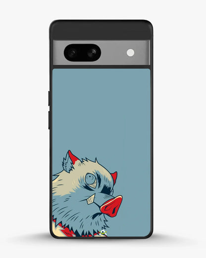 Wolf Graphic Phone Case - Bold Blue & Red Print for iPhone, Samsung, Pixel, OnePlus & Vivo