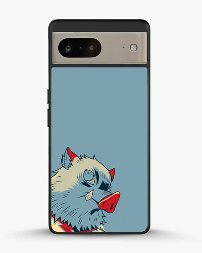 Wolf Graphic Phone Case - Bold Blue & Red Print for iPhone, Samsung, Pixel, OnePlus & Vivo