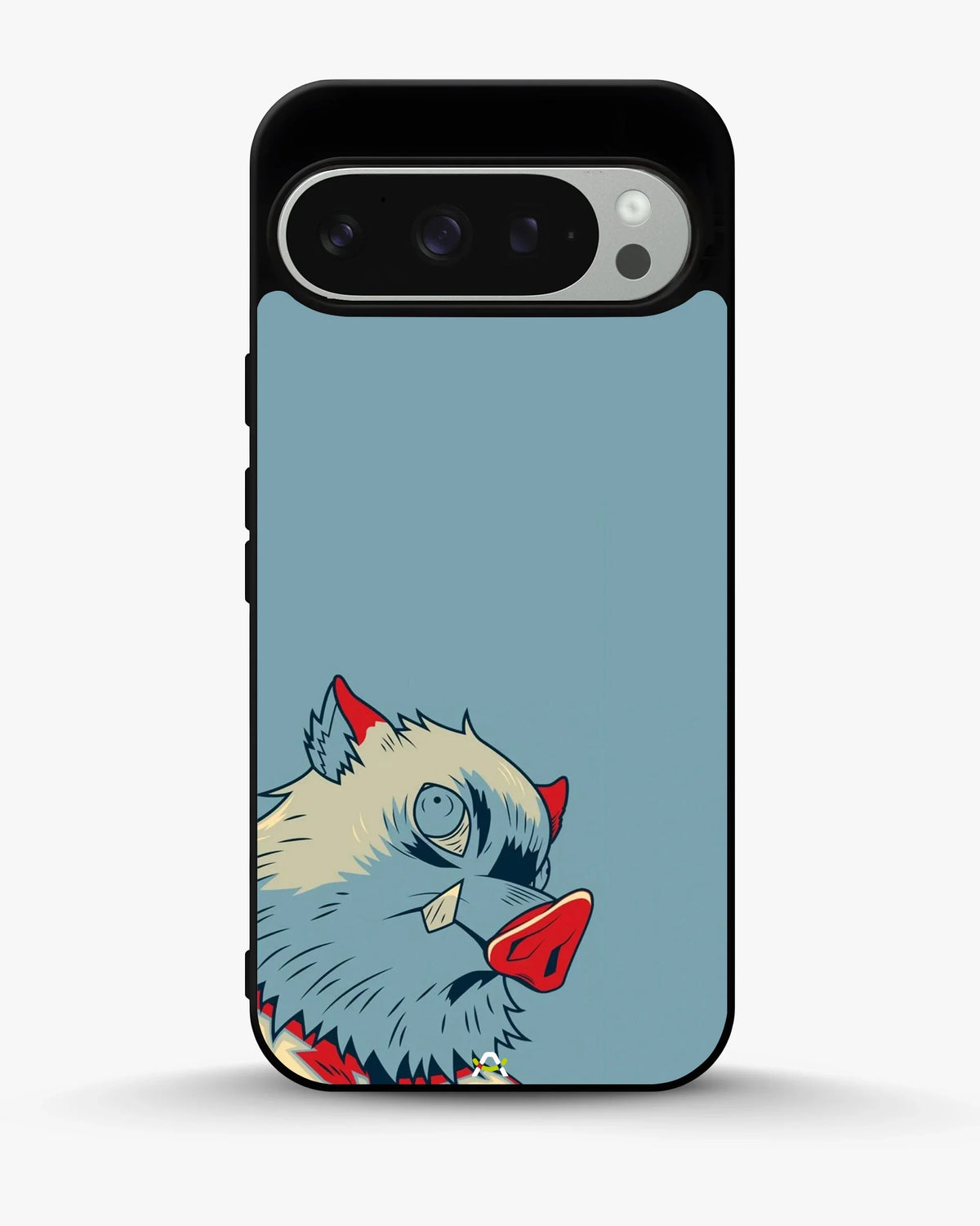 Wolf Graphic Phone Case - Bold Blue & Red Print for iPhone, Samsung, Pixel, OnePlus & Vivo