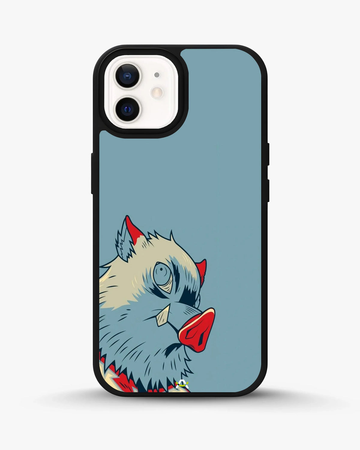 Wolf Graphic Phone Case - Bold Blue & Red Print for iPhone, Samsung, Pixel, OnePlus & Vivo