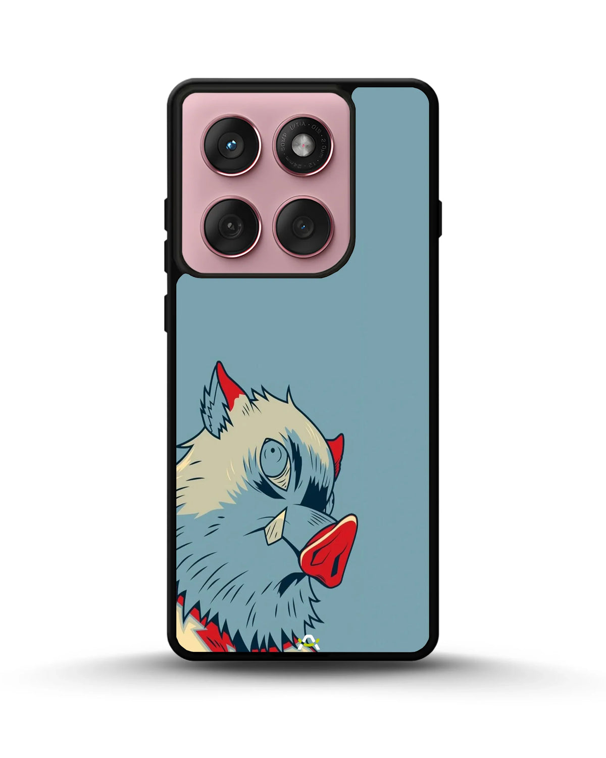 Wolf Graphic Phone Case - Bold Blue & Red Print for iPhone, Samsung, Pixel, OnePlus & Vivo