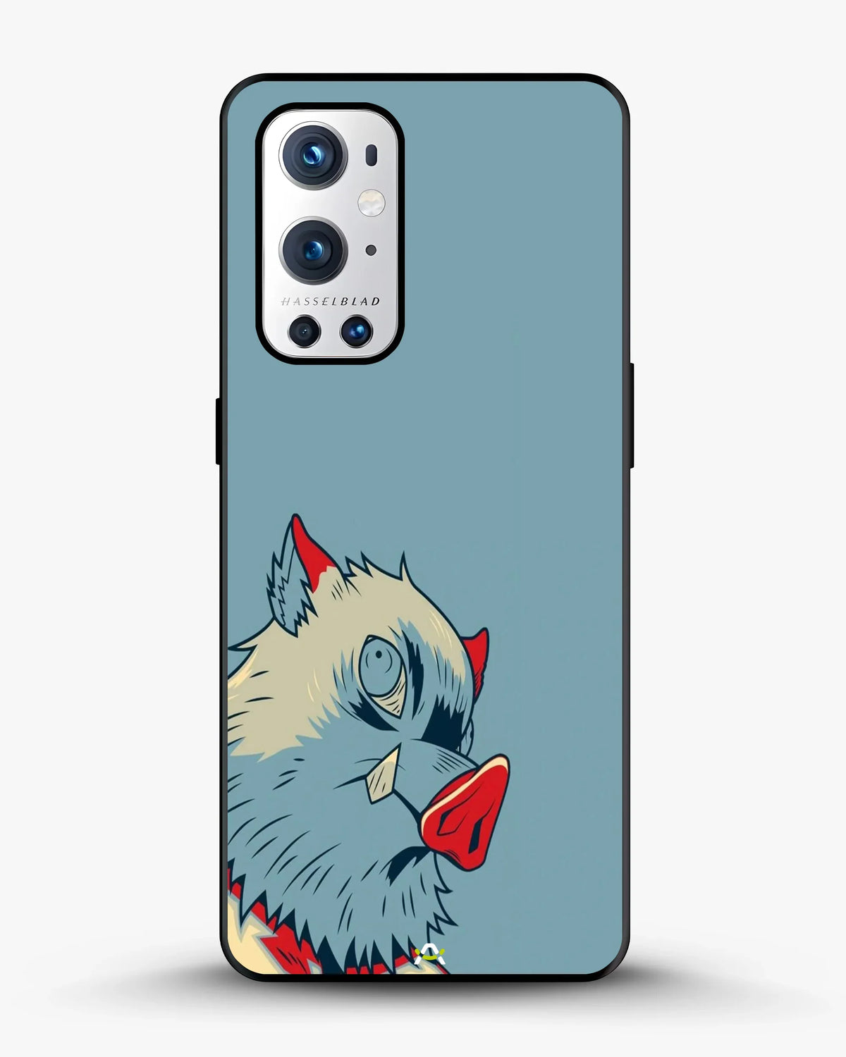 Wolf Graphic Phone Case - Bold Blue & Red Print for iPhone, Samsung, Pixel, OnePlus & Vivo