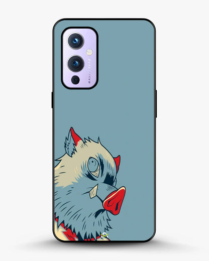 Wolf Graphic Phone Case - Bold Blue & Red Print for iPhone, Samsung, Pixel, OnePlus & Vivo