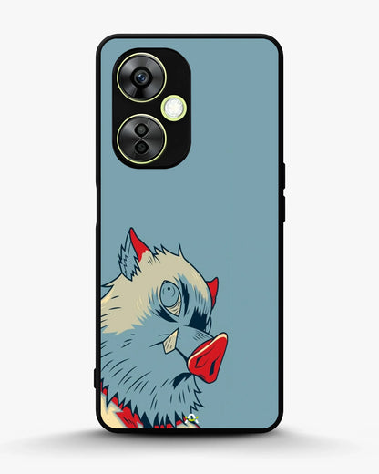 Wolf Graphic Phone Case - Bold Blue & Red Print for iPhone, Samsung, Pixel, OnePlus & Vivo