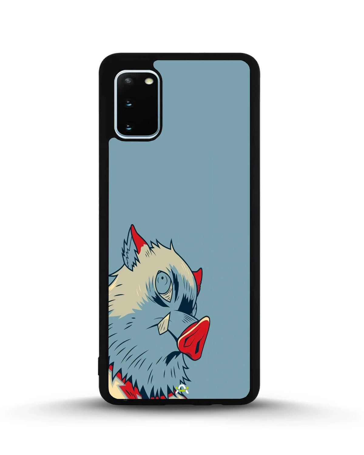 Wolf Graphic Phone Case - Bold Blue & Red Print for iPhone, Samsung, Pixel, OnePlus & Vivo