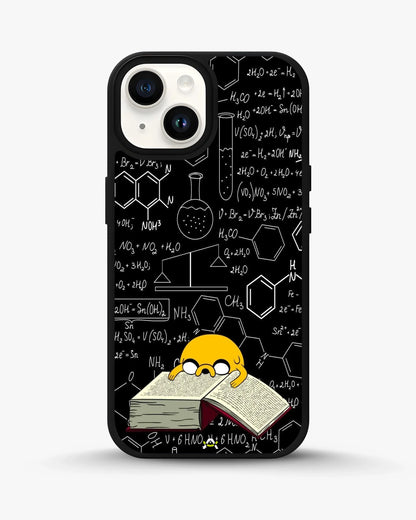 Yellow Cartoon Dog Phone Case - Quirky Black & Yellow Print for iPhone, Samsung, Pixel, OnePlus & Vivo