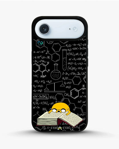 Yellow Cartoon Dog Phone Case - Quirky Black & Yellow Print for iPhone, Samsung, Pixel, OnePlus & Vivo