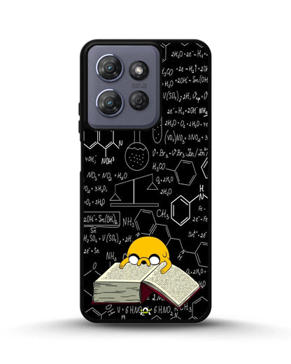 Yellow Cartoon Dog Phone Case - Quirky Black & Yellow Print for iPhone, Samsung, Pixel, OnePlus & Vivo