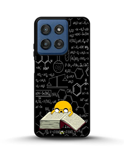 Yellow Cartoon Dog Phone Case - Quirky Black & Yellow Print for iPhone, Samsung, Pixel, OnePlus & Vivo