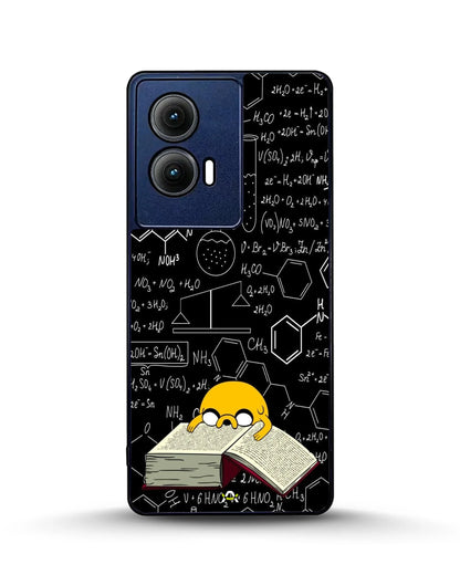 Yellow Cartoon Dog Phone Case - Quirky Black & Yellow Print for iPhone, Samsung, Pixel, OnePlus & Vivo