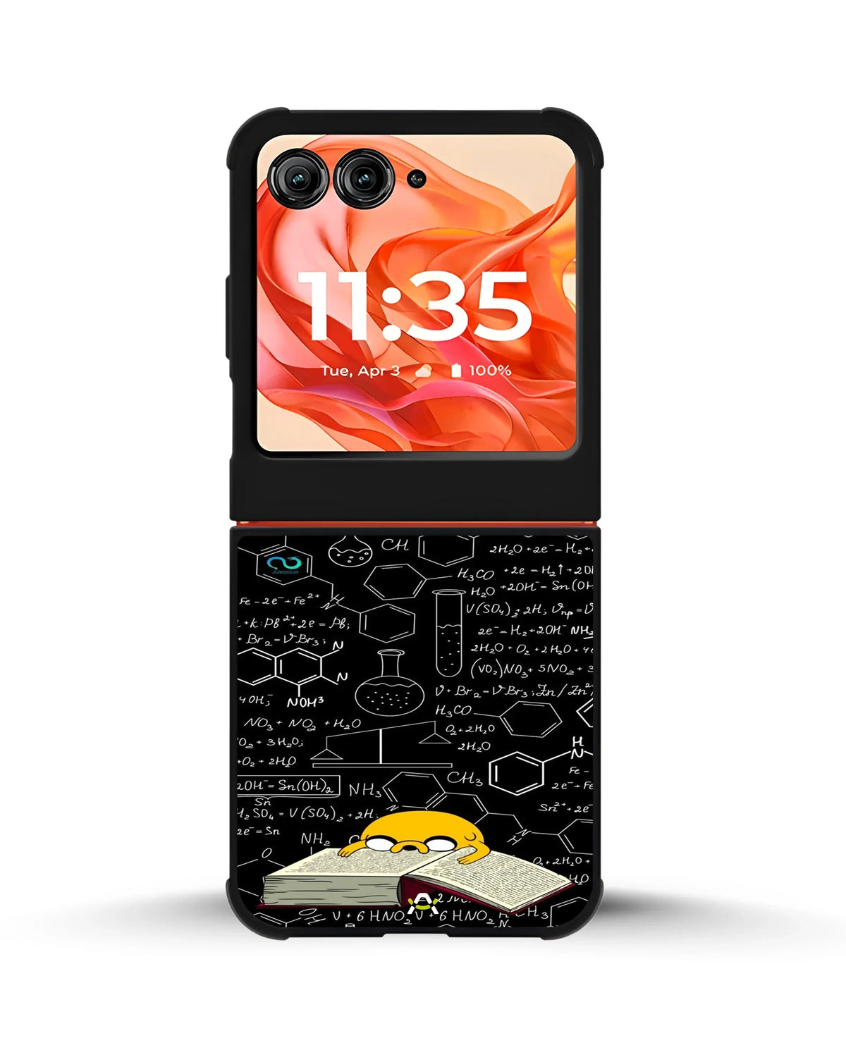 Yellow Cartoon Dog Phone Case - Quirky Black & Yellow Print for iPhone, Samsung, Pixel, OnePlus & Vivo