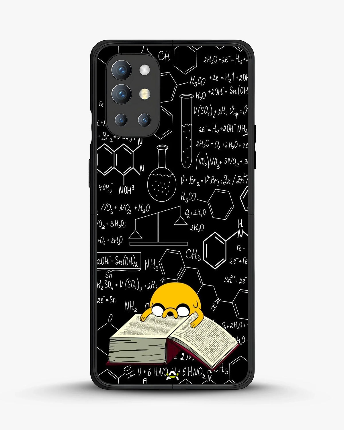 Yellow Cartoon Dog Phone Case - Quirky Black & Yellow Print for iPhone, Samsung, Pixel, OnePlus & Vivo